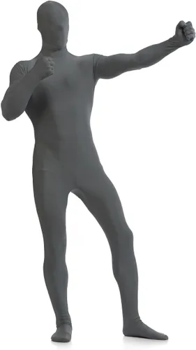 Vista 16 de Aniler Traje de Cuerpo Completo Zentai de Elastano para Hombres y Mujeres Disfraz Body Azul bebé