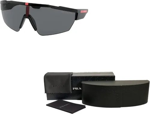 Vista 3 de Prada PS03XS Shield Sunglasses for Men BUNDLE With Designer iWear Complimentary Eyewear Kit
