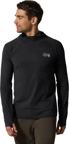 Vista 12 de Mountain Hardwear Sudadera con capucha elástica de montaña para hombre, para senderismo, casual, campamento y mochilero Estampado De Tinte De Hielo