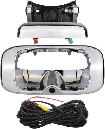 Vista 11 de Cámara de respaldo con manija de puerta trasera Cámara de visión trasera con manija de cierre de puerta Compatible con 1999-2007 Chevrolet Chevy