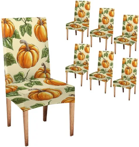 Vista 30 de CAPSCEOLL Fundas para sillas Parsons de elastano, súper ajuste, extraíbles y lavables, para sillas de cocina, fundas protectoras para comedor