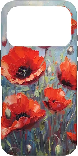 Vista 29 de Funda para iPhone 12/12 Pro Red Poppies Flowers In A Field