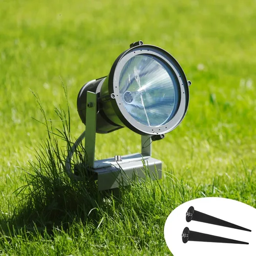 Vista 6 de 4 estacas de repuesto para luz solar de camino, accesorios de luces solares con tornillo M5 para pasarela, patio, jardín y patio