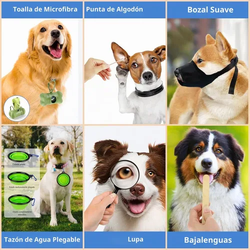 Vista 6 de Kit de primeros auxilios para perros, kit de primeros auxilios para mascotas, kit de emergencia para mascotas, arnés de hamaca, cortaúñas