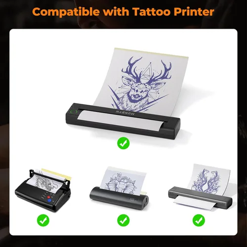 Vista 7 de MUNBYN ITP871 Papel de transferencia de tatuajes 50 hojas A4 Papel