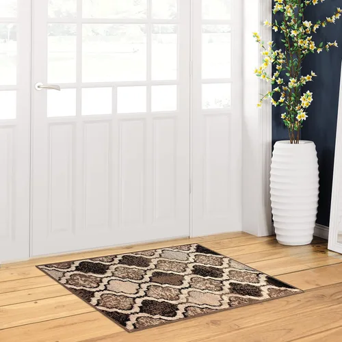 Vista 25 de BLUENILEMILLS BNM - Alfombra de pasillo para interiores con respaldo de yute, perfecta para cocina, dormitorio, madera dura, sala de estar Beige