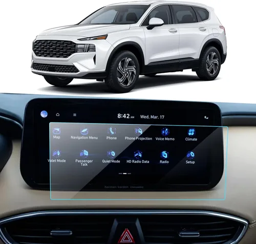 Vista 39 de Protector de pantalla de coche para Ford Edge 2024 2025 2023 2022 2021 (SE/SEL/ST-Line/Titanio/ST) Accesorios Protector de pantalla de vidrio