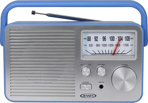 Vista 3 de JENSEN MR-750-BL MR-750 Radio AM/FM portátil (azul)