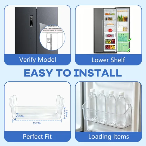 Vista 7 de 240323002 Estante para puerta de refrigerador compatible con Frigidaire y Kenmore