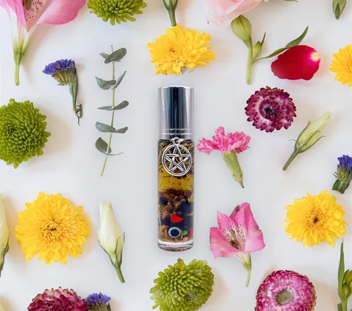 Vista 2 de Rollo de aceite de protección en 0.3 fl oz Evil Eye Mal Ojo, Odio, Envidia, Contra Daños Hex, Contra el Mal, Maldiciones, Celos, Contra