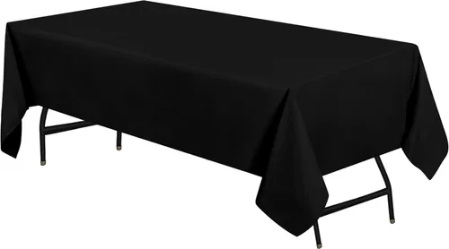 Vista 21 de Utopia Kitchen Mantel rectangular, 1 paquete, mantel lavable a máquina, mantel de poliéster para comedor, fiestas de bufé, pícnics, eventos, bodas