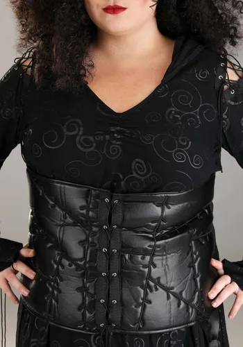 Vista 6 de Disfraz de Harry Potter Bellatrix de talla grande para mujer
