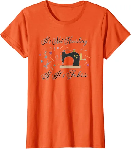 Vista 68 de It's Not Hoarding If Its - Camiseta de costura para acolchado, Blanco, S