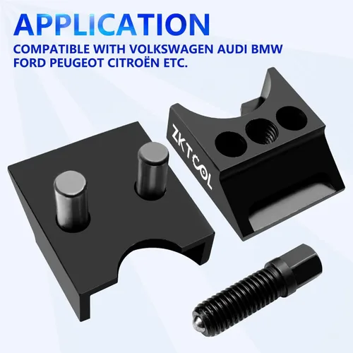 Vista 6 de ZKTOOL Separador de Puntal de Suspensión, Separador de Rótula de Brazo Inferior, Herramienta Separadora de Puntal de Nudillo, Compatible con VW Audi