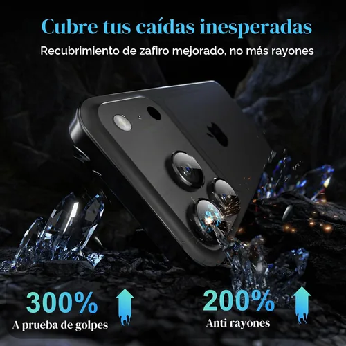 Vista 3 de YWXTW Protector de lente de cámara para iPhone 17 Pro/iPhone 17 Pro Max, [bandeja de instalación de 1 paso] Protector de pantalla de vidrio