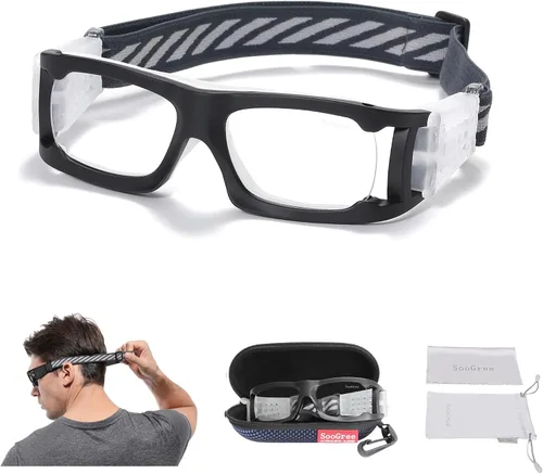 Vista 15 de SooGree Gafas protectoras de baloncesto y fútbol para hombres y mujeres