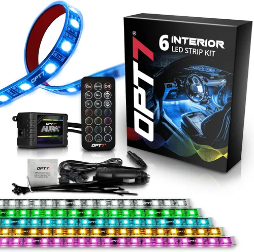 Vista 12 de OPT7® Aura, kit de iluminación interior doble fila
