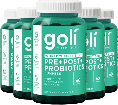 Vista 12 de Goli Pre Pro - Gomitas postbióticas - La primera fórmula 3 en 1 del mundo con probióticos DE111, prebióticos XOS, postbióticos MCC1849, veganas, sin