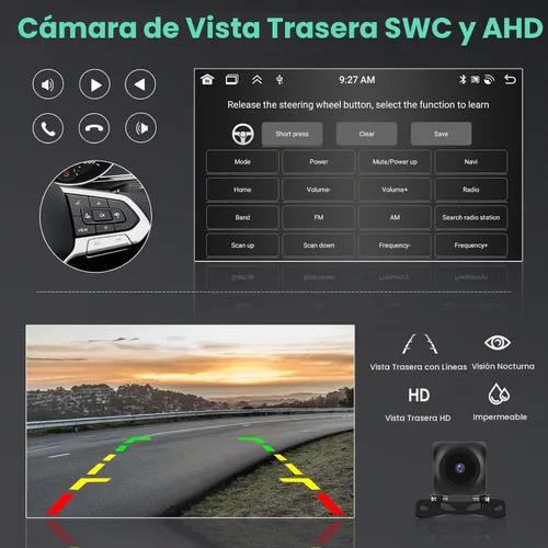 Vista 7 de 8-Core 6+128G 9 '' Android 15 Estéreo de coche para Ford F150 2009-2012