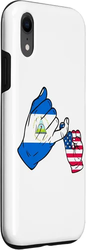 Vista 18 de iPhone 15 Parent and child Nicaragua USA family Case
