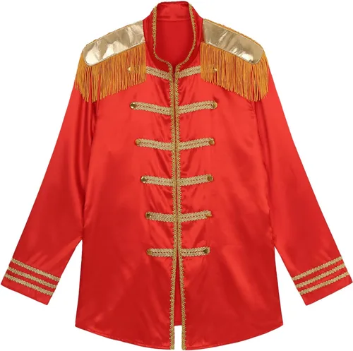 Vista 3 de Chaqueta de pimienta SGT para hombre y adulto, estrella de la música hippie de los años 60, Halloween, Navidad, SGT