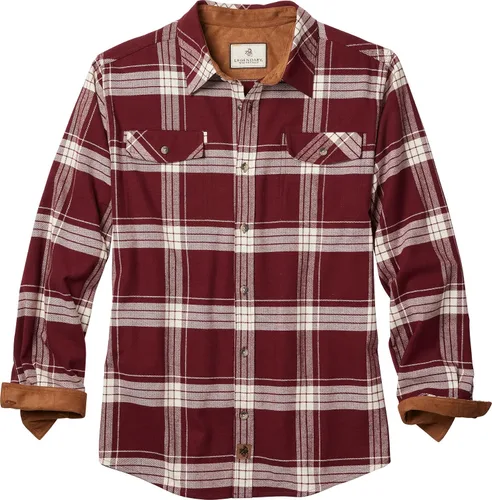 Vista 12 de Legendary Whitetails - Camisa de franela para hombre de manga larga con botones, ajuste relajado