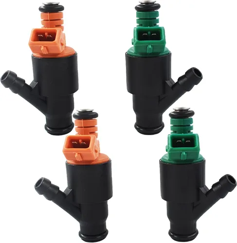 Vista 6 de waltyotur 4 inyectores de combustible Boquilla 2 agujeros 0280150504 0280150502 Reemplazo para Kia Sportage 2.0L L4 1995 1996 1997 1998 1999 2000