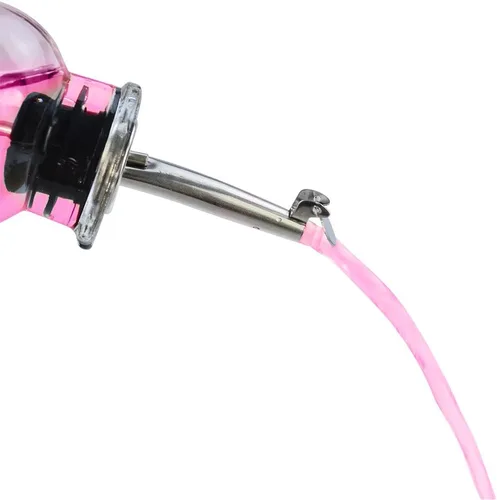 Vista 6 de Wobe 5 piezas de vertedores de botellas de vino, de acero inoxidable, boquilla abatible, tapones para botellas de vino, vertederos rápidos, botellas