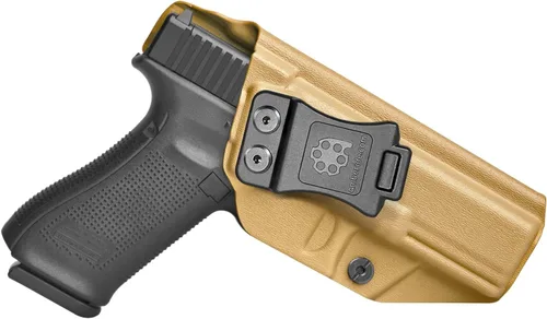 Vista 21 de Amberide IWB Kydex Holster for Glock 17/22 / 31/34 Gen 1-5, Concealed Carry, MOS and Non-MOS Options Available, Adjustable Cant, Posi-Click