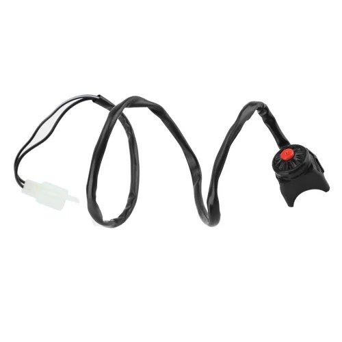 Vista 2 de Interruptor de bocina de manillar de motocicleta de 7/8 pulgadas, 0.866 in, interruptor de luz de parada universal para motocicleta, bicicleta, ATV