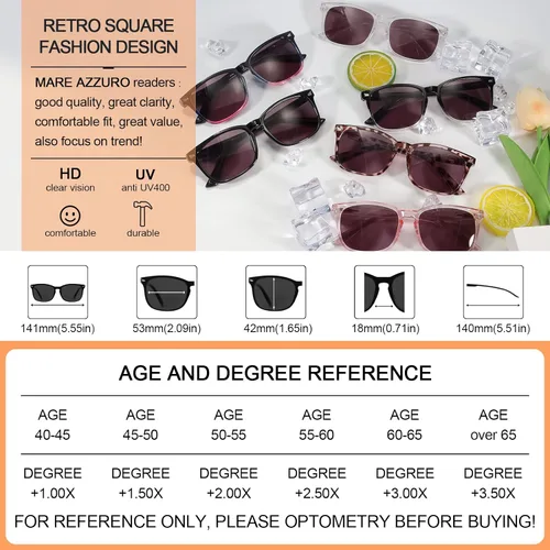 Vista 5 de MARE AZZURO - Gafas de sol polarizadas de moda para mujer, grandes, cuadradas, con diseño de leopardo, para conducir, con protección UV