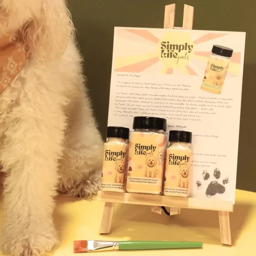 Vista 6 de Simply Life Pets - Probiótico en polvo de kéfir para perros, liofilizado, apoyo digestivo e inmunológico natural (1 onza)