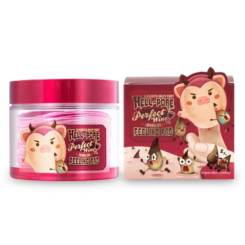 Vista 7 de Elizavecca Exfoliante, limpiador, lechoso cerdito infierno perfecto espumoso almohadilla de pelado espumoso