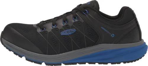 Vista 8 de KEEN Utility Zapatillas de trabajo industriales Vista Energy de baja altura con punta compuesta para hombre, negro, azul (Nautical BlueBlack), 10