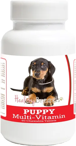 Vista 22 de Healthy Breeds Affenpinscher - Tableta multivitamínica para cachorros y perros, 60