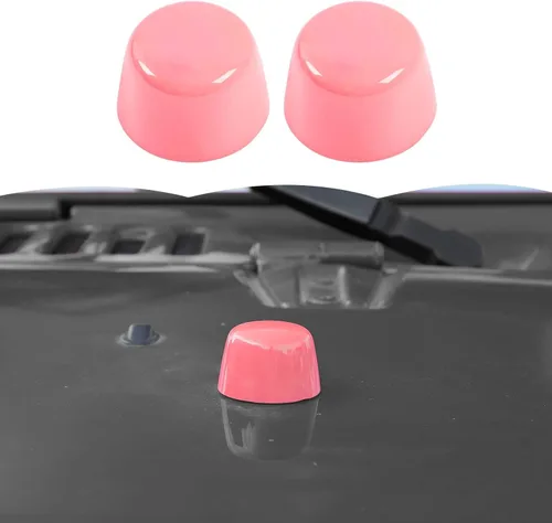 Vista 10 de Cubierta de Goma para Capó del Motor, Adorno de Adornos para Cuerpo de Vehículo para Jeep Wrangler JK JKU 2007-2018, Azul