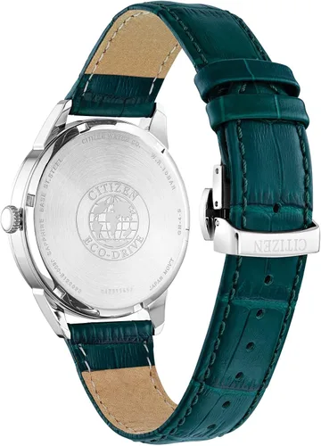 Vista 3 de Citizen Men's Corso Stainless Steel Eco-Drive Watch with Leather Strap