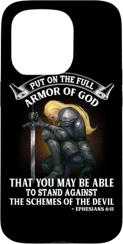 Vista 14 de Laying Down The Full Armor of God Case for iPhone 17