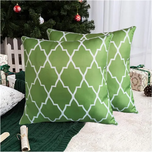 Vista 19 de Funda de almohada decorativa para sofá, funda de almohada Accent Carra, 12 x 24 pulgadas, hexagonal, geométrico, panal de abeja, azul marino