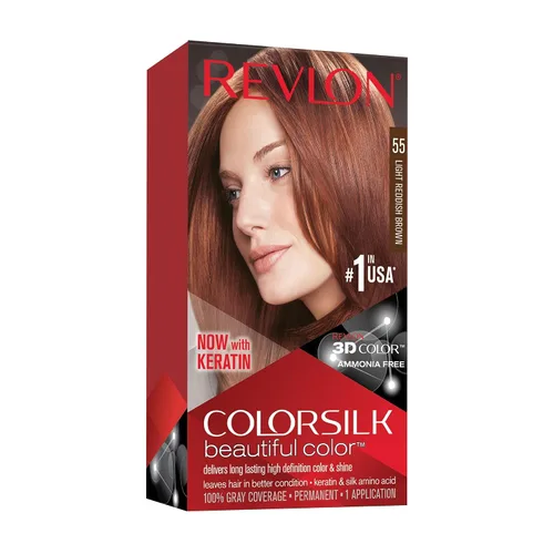 Vista 44 de Revlon ColorSilk Beautiful Color 41 marrón medio 1 ea (paquete de 5)