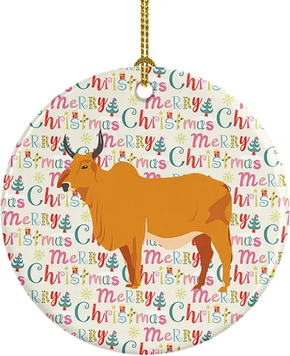 Vista 121 de Caroline's Treasures Adorno de cerámica de avestruz común para árbol de Navidad, decoración colgante para el hogar, Navidad, vacaciones, fiesta
