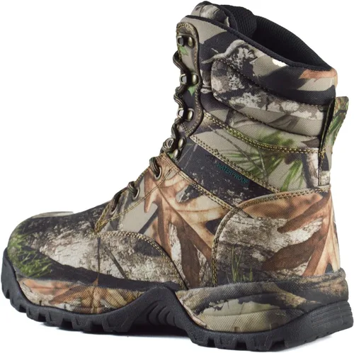 Vista 3 de Botas de caza impermeables para hombre, ligeras, botas de trabajo aisladas, 7 pulgadas, transpirables, antideslizantes, 7.05 oz Thinsulate