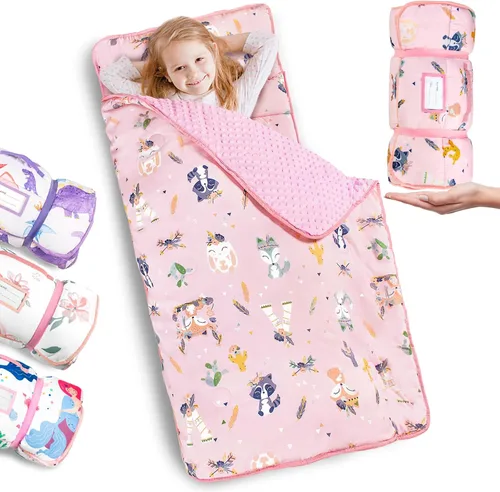 Vista 18 de Primlect - Tapete para siesta con almohada, saco de dormir extra grande grueso Beige