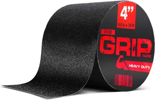 Vista 8 de VViViD Rollo de cinta de agarre autoadhesivo antideslizante de goma negra (0.25 pulgadas x 20 pies)