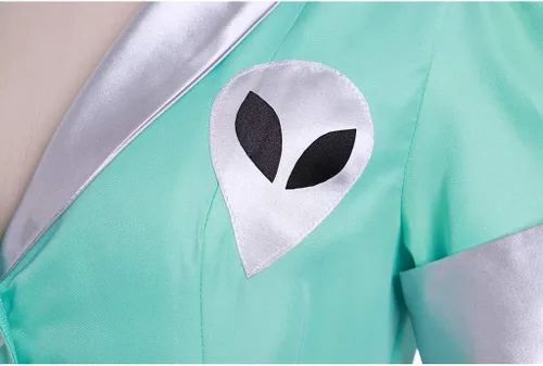 Vista 5 de Roswell Crashdown Cosplay Disfraz de Liz Parker Cafe camarera vestido de criada