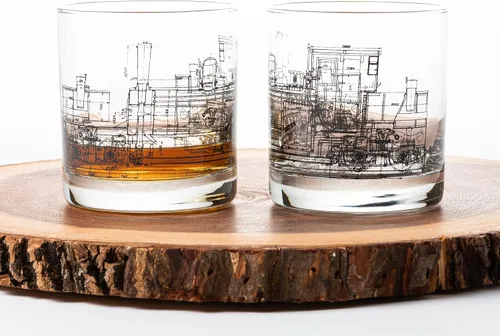 Vista 9 de Juego de vasos de whisky Black Lantern – Vasos Old Fashioned de 11 oz para bourbon, whisky escocés y cócteles, vasos de roca con base pesada