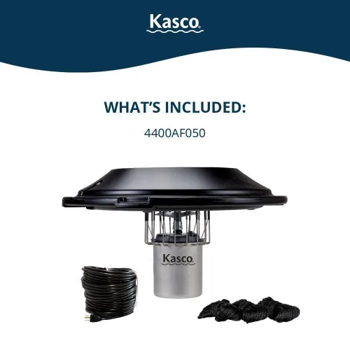 Vista 2 de Kasco Aireador de superficie de 1 HP – 120 voltios, cable de alimentación de 50 pies – 4400AF050 Efficient Surface Aeration for ponds up to 1