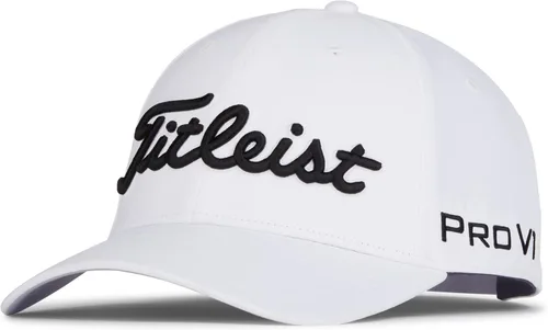 Vista 9 de Titleist Gorra de golf Tour Performance de generación anterior estándar Negro/Blanco