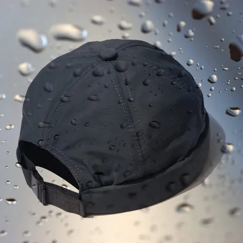 Vista 5 de Croogo Gorro de secado rápido sin ala ligero para uso diario, gorro de malla, gorro de marinero enrollado, gorro de puerto casual