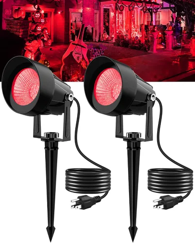 Vista 18 de T-SUN Iluminación exterior del atardecer al amanecer, luces de poste de bandera con fotocélula de encendido y apagado automático, impermeables, LED